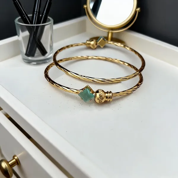 Gold_Tone_Beaded_Bracelet_For_Women