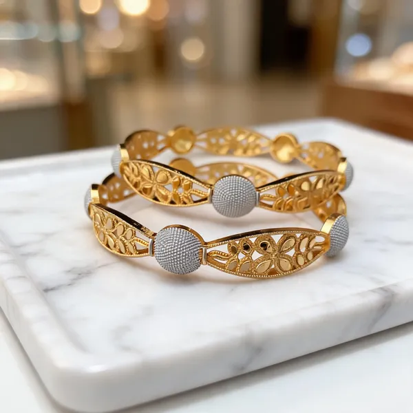 Gold_Tone_Filigree_Bangles_Set_For_Women