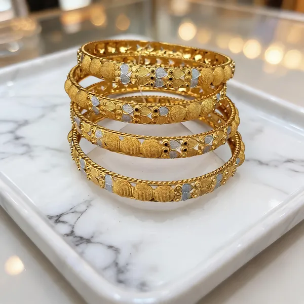 Gold-Tone_Embellished_Bangles_Set_For_Women