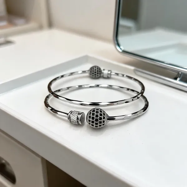 Silver_Tone_Textured_Open_Cuff_Bracelet_For_Women