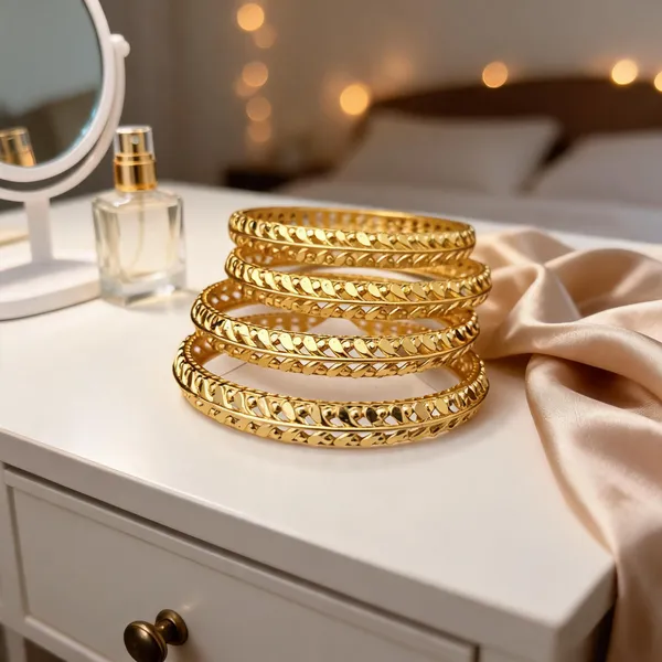 Gold_Tone_Patterned_Bangles_Set_For_Women