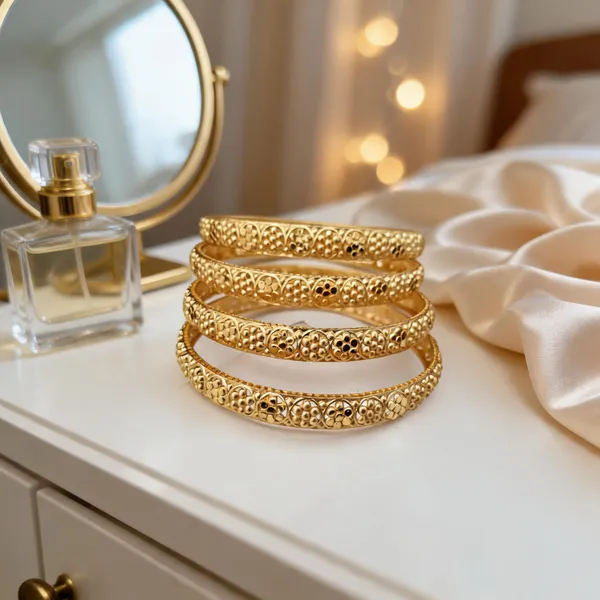 Gold-Tone_Embellished_Bangles_Set_For_Women
