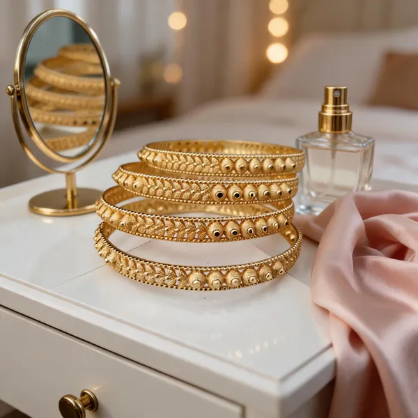 Gold-Tone_Embellished_Bangles_Set_For_Women