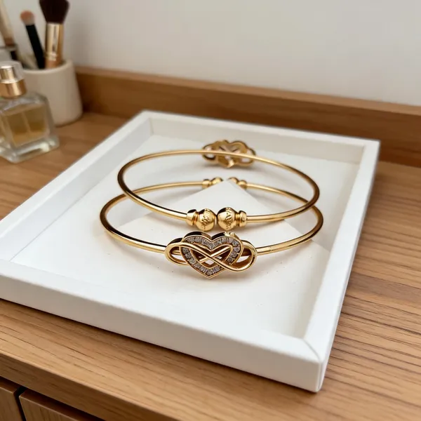 Gold-Tone_Embellished_Bracelet_For_Women