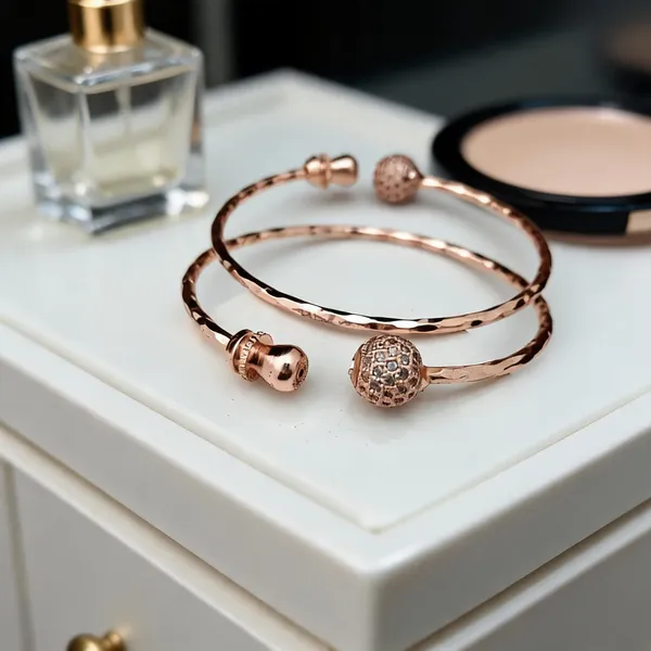 Rose_Gold_Tone_Open_Cuff_Bracelet_For_Women