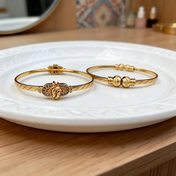 Gold_Tone_Traditional_Bracelet_For_Women