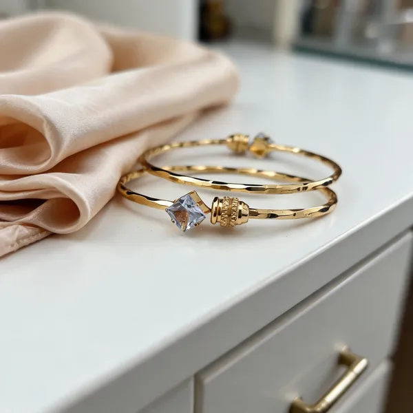 Gold_Tone_Stone_Embellished_Bracelet_For_Women