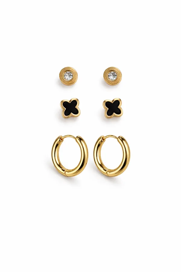Gold_Stainless_Steel_Hoops_Crystal_Studs_Earring_Set_For_Women