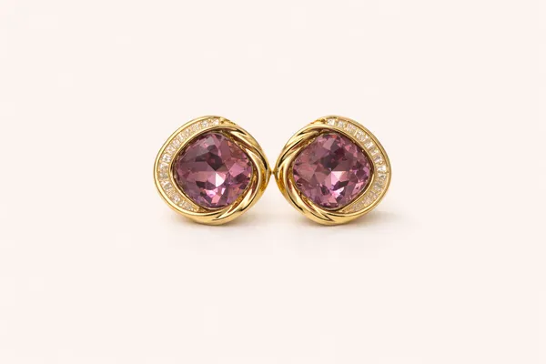 Gold_Stainless_Steel_Blush_Stone_Stud_Earrings_For_Women