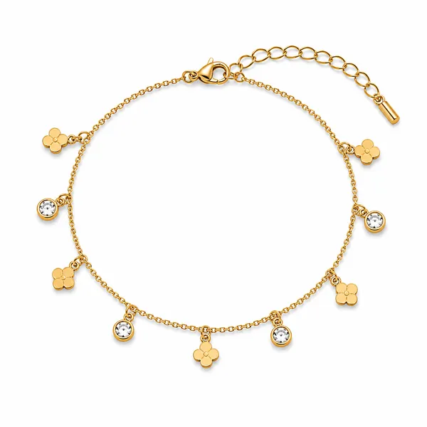 Gold_Stainless_Steel_Clover_Crystal_Charm_Bracelet_For_Women