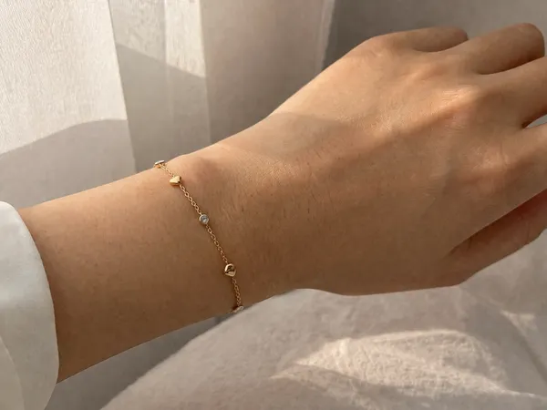 Gold_Stainless_Steel_Heart_Charms_Crystal_Chain_Bracelet_For_Women
