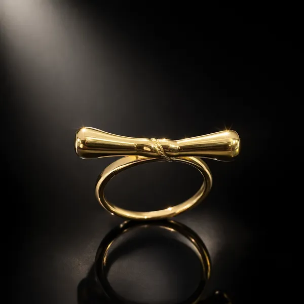 Gold_Stainless_Steel_Sculpted_Bar_Minimalist_Ring_For_Women
