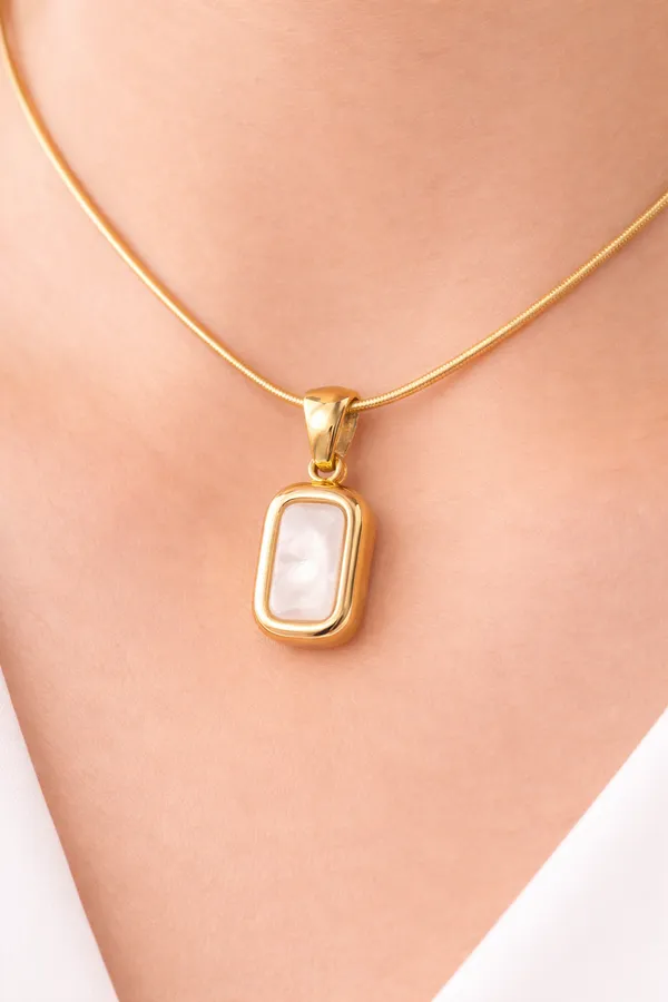 Gold_Stainless_Steel_Ivory_Inlay_Bar_Pendant_Necklace_For_Women