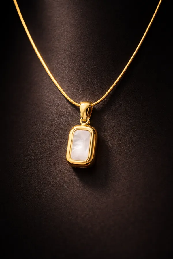 Gold_Stainless_Steel_Ivory_Inlay_Bar_Pendant_Necklace_For_Women