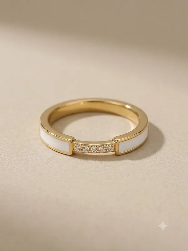 Gold_Stainless_Steel_Ivory_Enamel_Crystal_Ring_For_Women