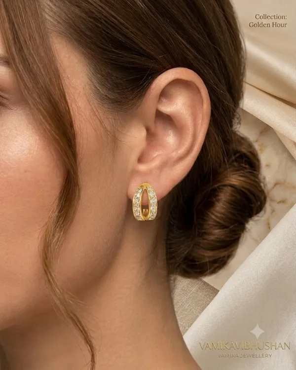 Gold_Stainless_Steel_Crystal_Teardrop_Loop_Earrings_For_Women