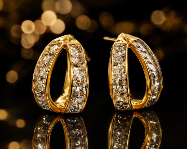 Gold_Stainless_Steel_Crystal_Teardrop_Loop_Earrings_For_Women