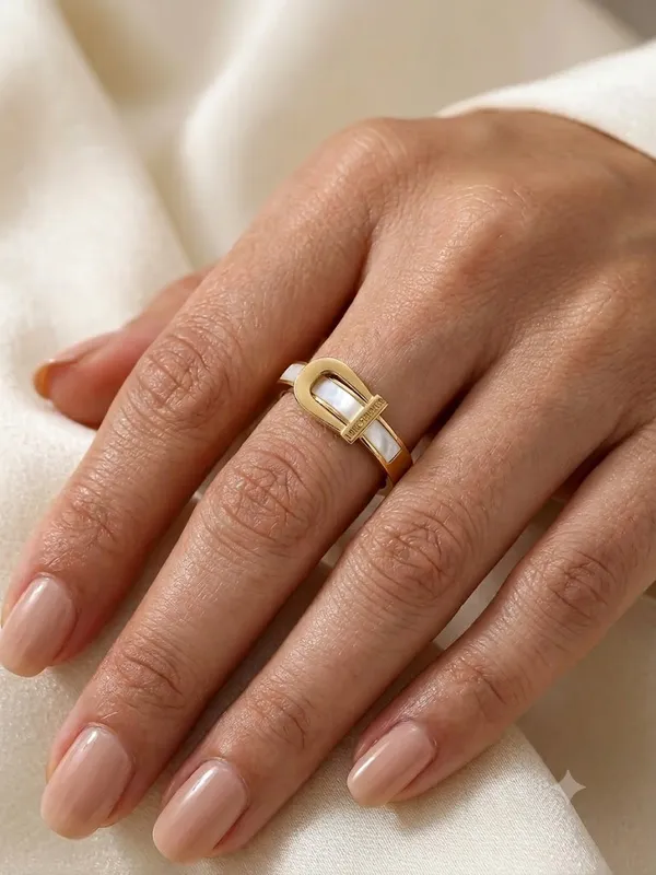Gold_Stainless_Steel_Mother_Of_Pearl_Buckle_Promise_Ring_For_Women