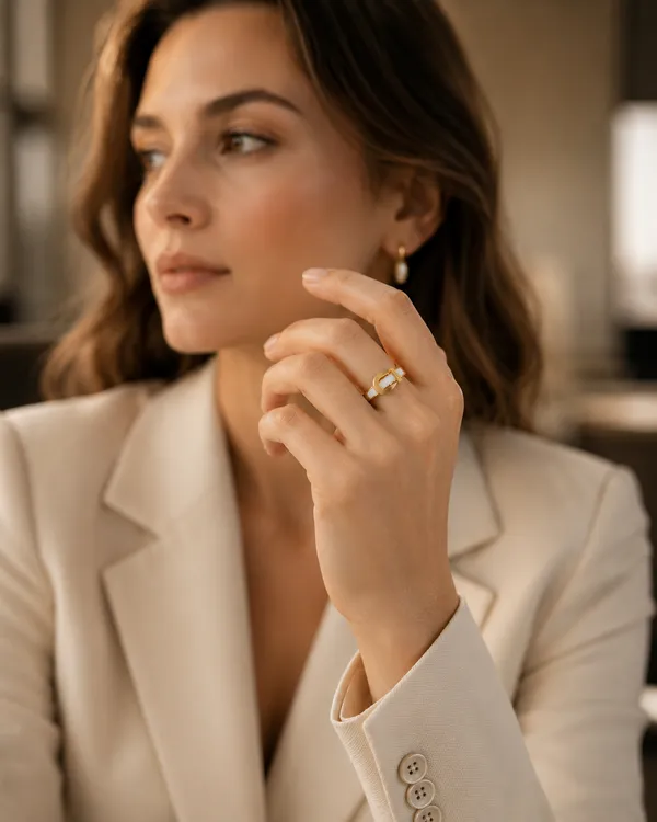 Gold_Stainless_Steel_Mother_Of_Pearl_Buckle_Promise_Ring_For_Women