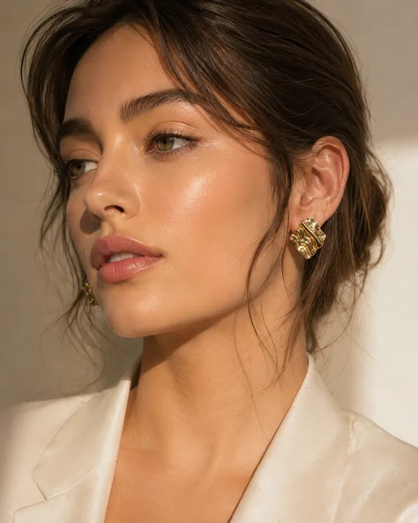 Gold_Stainless_Steel_Wave_Statement_Stud_Earrings_For_Women