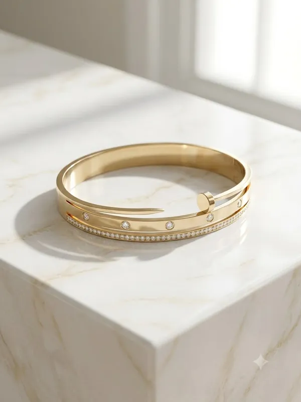 Gold_Stainless_Steel_Crystal_Pave_Nail_Bangle_For_Women