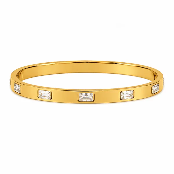 Gold_Stainless_Steel_Baguette_Crystal_Bangle_Bracelet_For_Women