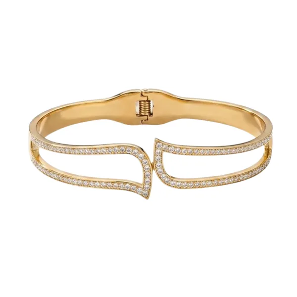 Gold_Stainless_Steel_Crystal_Open_Cuff_Bracelet_For_Women