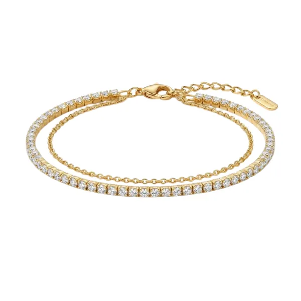 Gold_Stainless_Steel_Crystal_Tennis_Bracelet_For_Women
