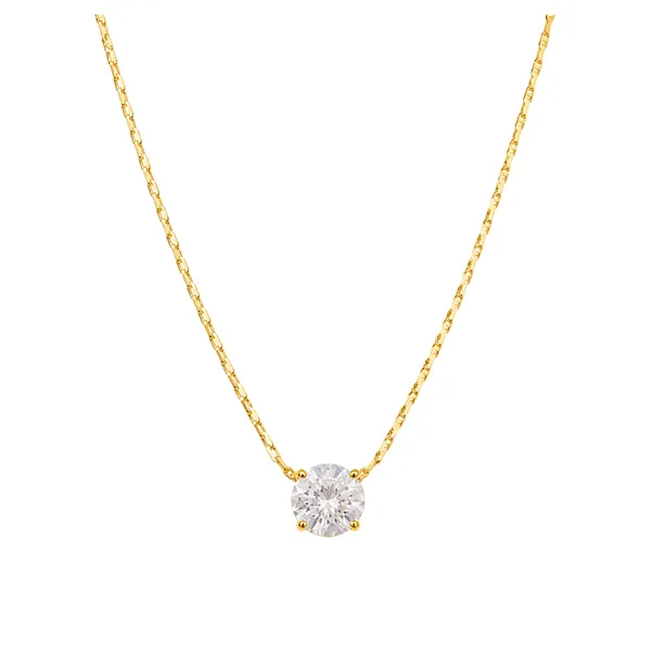 Gold_Stainless_Steel_Solitaire_Pendant_Necklace_For_Women