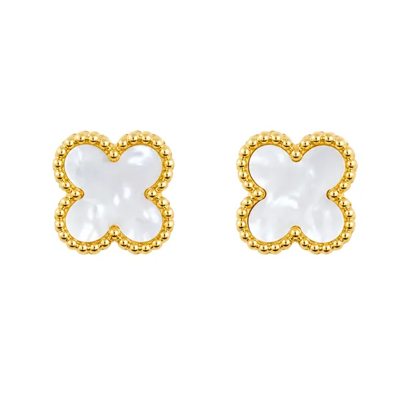 Gold_Stainless_Steel_Mother_Of_Pearl_Clover_Stud_Earrings_For_Women