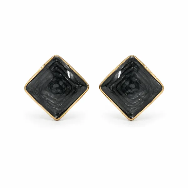 Black_Gold_Stainless_Steel_Geometric_Diamond_Stud_Earrings_For_Women