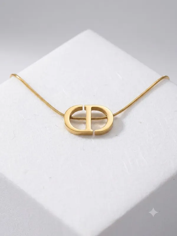 Gold_Stainless_Steel_Monogram_Geometric_Pendant_Necklace_For_Women