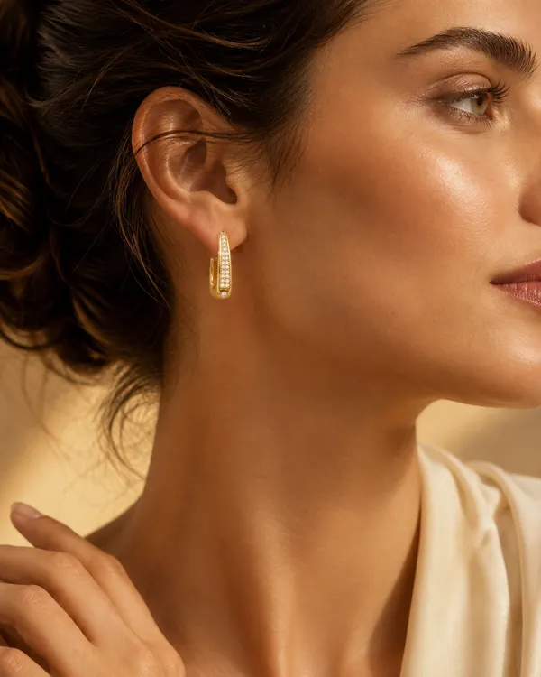 Gold_Stainless_Steel_Crystal_U_Hoop_Earrings_For_Women
