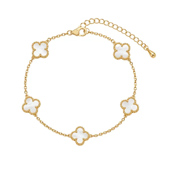 Gold_Stainless_Steel_Clover_Motif_Chain_Bracelet_For_Women
