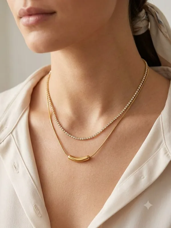 Elegant_Layered_Gold_&_Diamond_Necklace