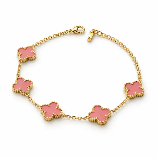 Pink_Clover_Charm_Bracelet