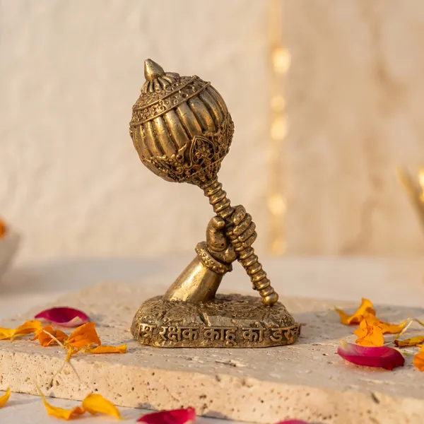 Golden_Resin_Marble_Dust_Hanuman_Figurine_Home