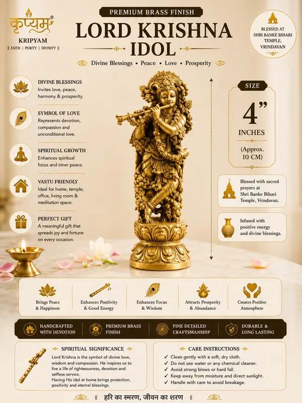 Golden_Resin_Marble_Dust_Krishna_Idol_Home