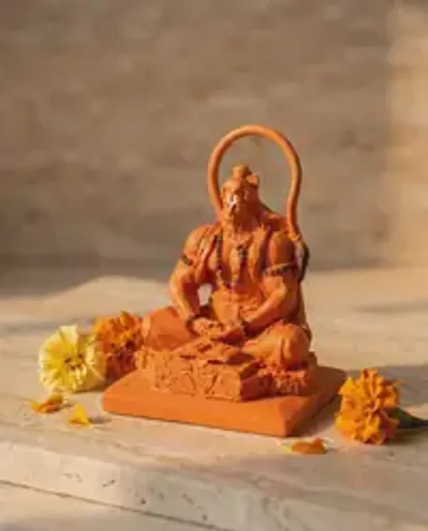 Premium_Natural_Clay_Lord_Hanuman_Idol_Handcrafted_Balaji_Murti_For_Home_Temple_Office_Meditation_Spiritual_Decor