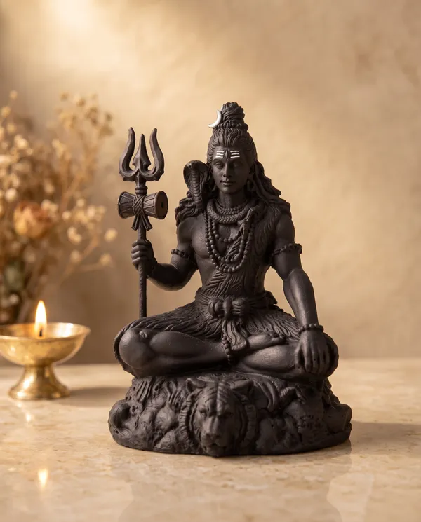 Black_Resin_Marble_Dust_Shiva_Idol_Home
