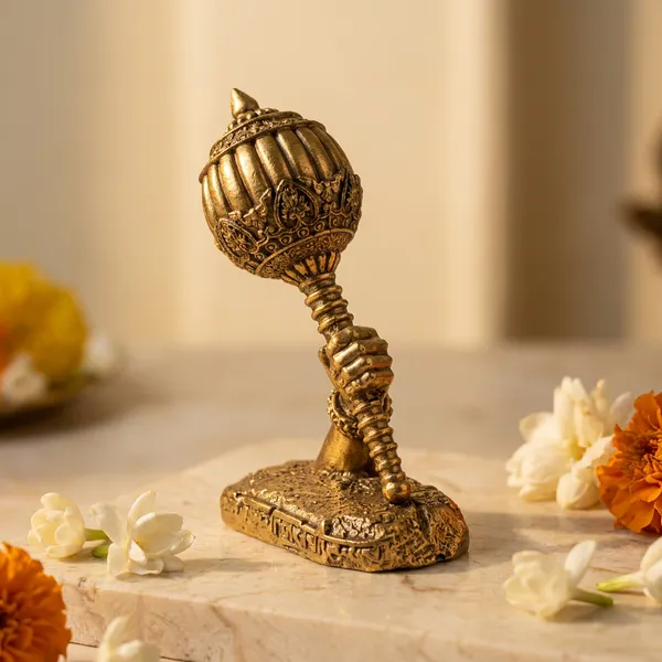 Golden_Resin_Marble_Dust_Hanuman_Figurine_Home
