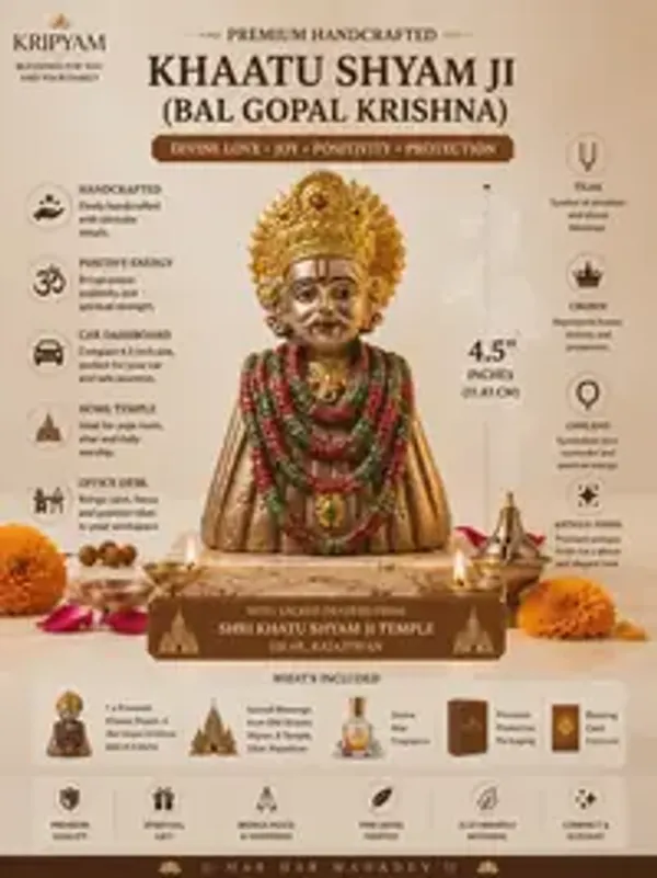 Premium_Antique_Khatu_Shyam_Ji_Bust_Idol_Handcrafted_Spiritual_Murti_For_Home_Temple_Office_Desk_Meditation_Divine_Decor
