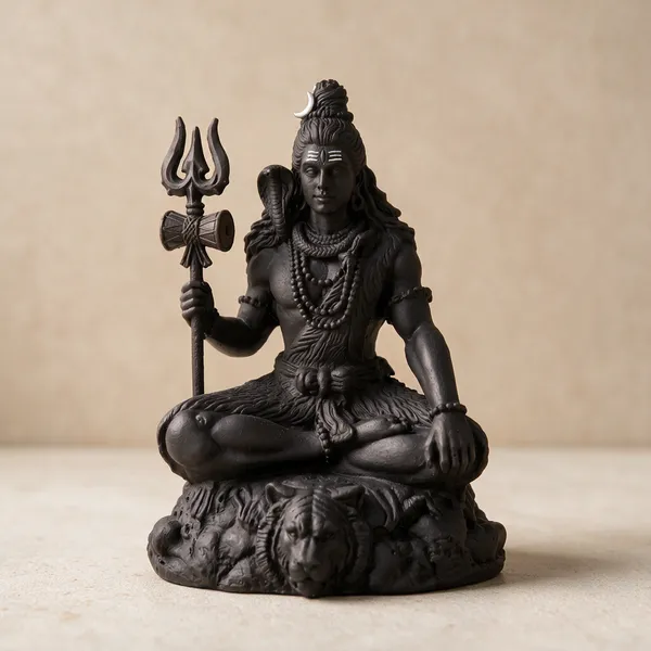 Black_Resin_Marble_Dust_Shiva_Idol_Home