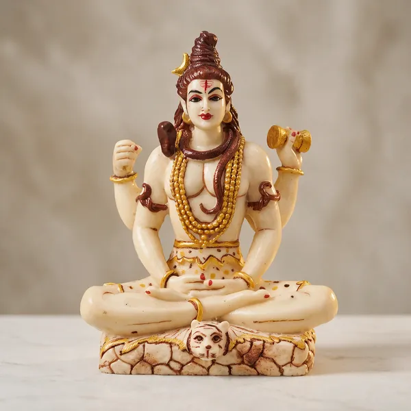 Multicolor_Resin_Marble_Dust_Shiva_Idol_Home