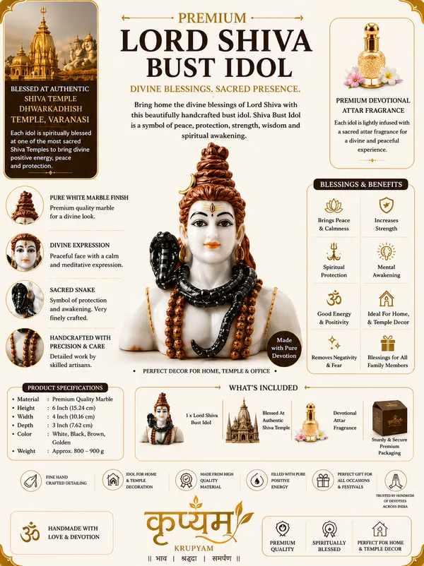 White_And_Brown_Resin_Marble_Dust_Shiva_Bust_Idol_Home