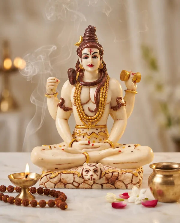 Multicolor_Resin_Marble_Dust_Shiva_Idol_Home