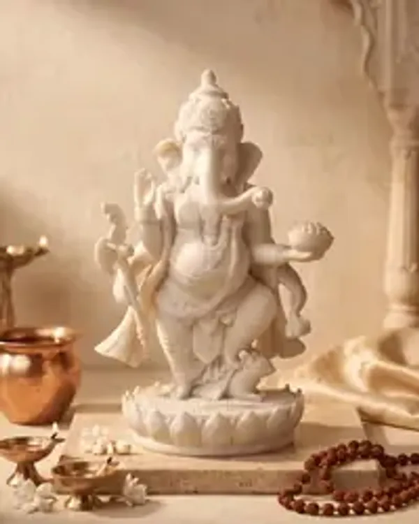 Premium_Marble_Finish_Handcrafted_Shri_Ganesh_Ji_Idol_For_Home_Temple_Office_Spiritual_Decor