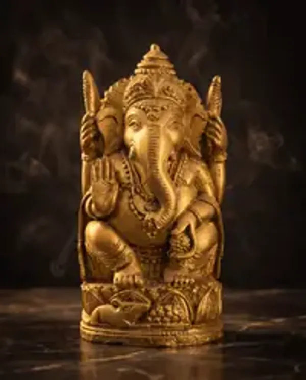 Premium_Golden_Antique_Finish_Handcrafted_Shri_Ganesh_Ji_Idol_For_Home_Temple_Office_Car_Dashboard