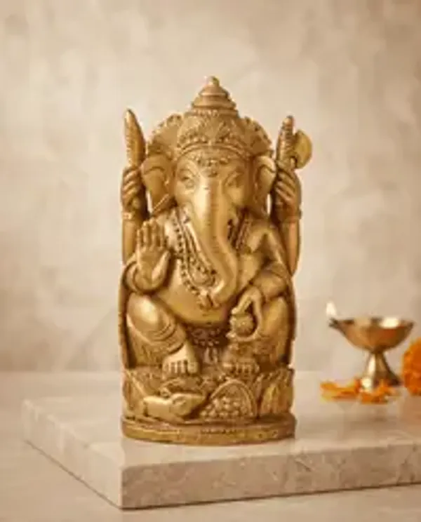 Premium_Golden_Antique_Finish_Handcrafted_Shri_Ganesh_Ji_Idol_For_Home_Temple_Office_Car_Dashboard