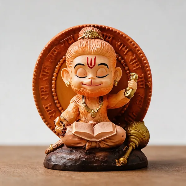 Multicolor_Resin_Marble_Dust_Bal_Hanuman_Idol_Home